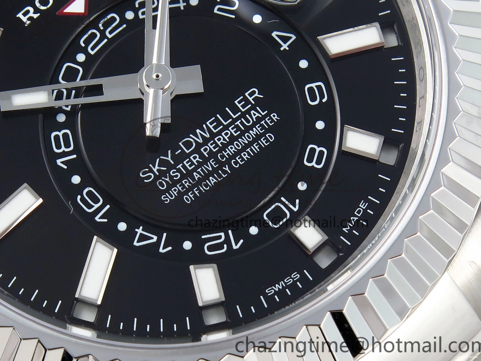 0514 Sleek Sky-Dweller 326934 904L SS ZF 1:1 Best Edition Black Dial on SS Bracelet A 1705
